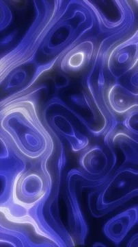 Abstract blue fluid topographic contours with glowing gradients, forming sm.. Stock Illustration
