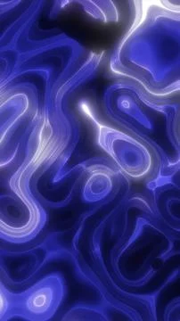 Abstract blue fluid topographic contours with glowing gradients, forming sm.. Stock Illustration