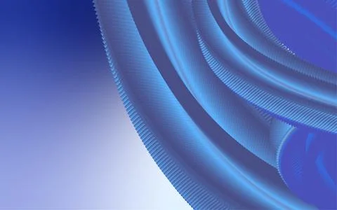 Abstract blue fluid wave flowing with smooth gradient background Stockillustratie