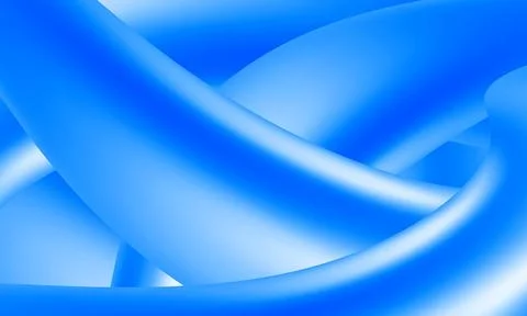 Abstract blue fluid wave gradient background. Illustrazione stock