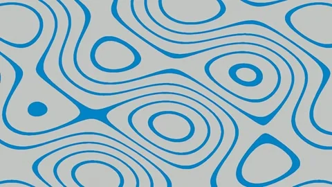 Abstract Blue Fluid Wave Pattern Background Texture Design Element Stock Footage 340380600