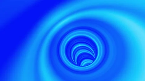Abstract blue flying hypnotic effect in tunnel Stock Footage 199901271
