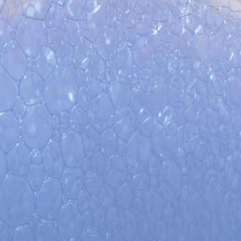 Abstract blue foam bubbles Stock Footage 69491364
