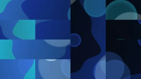 Abstract Blue Forms Video stock 329662973