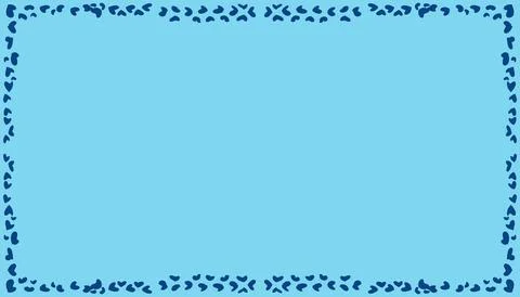 Abstract blue frame border texture illustration background Stock Illustration