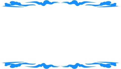 Abstract blue frame border texture illustration background Stock Illustration