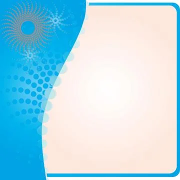 Abstract blue frame 스톡 일러스트