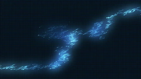 Abstract Blue Futuristic Background Loop Vídeo Stock 132048375