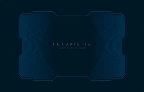 Abstract blue futuristic frame technology background 스톡 일러스트