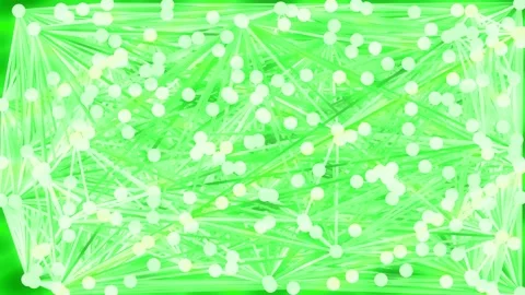 Abstract blue futuristic technology network connecting digital nodes and poin Stock Footage 336776979