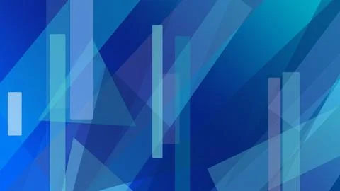 Abstract blue geometric backdrop with glowing vertical bars and subtle haze.. 스톡 일러스트