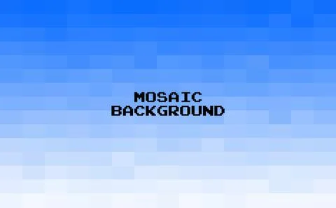 Abstract Blue geometric Background, Creative Design Templates. Pixel art Grid Stock Illustration