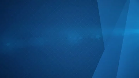 Abstract Blue Geometric Background with Diagonal Grid and Lens Flare animation. Stock Footage 345583726