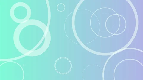 Abstract blue geometric background with exploding circles Video stock 139696413