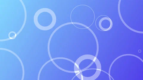 Abstract blue geometric background with exploding circles, rings. seamless loop Stock Footage 155940305