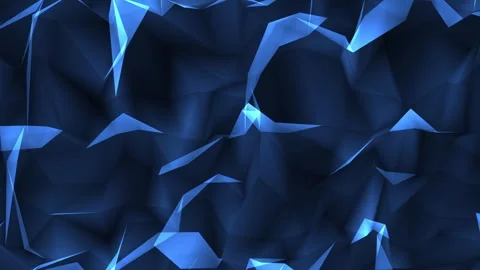 Abstract Blue Geometric Background Stock Footage 288670513