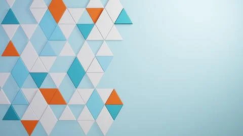 Abstract blue geometric background Stock Illustration