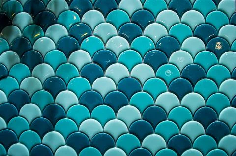 Abstract blue geometric background Stock Illustration