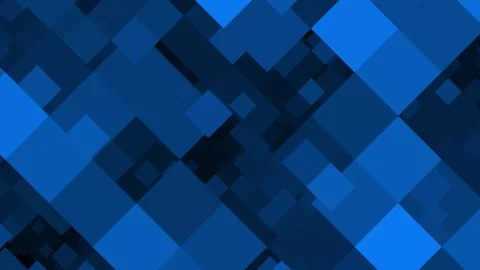 Abstract blue geometric background with layered squares and rectangles in d.. Stock Footage 337371185
