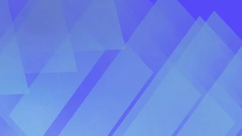 Abstract Blue Geometric Background with Overlapping Squares and Gradients Stock Footage 338195620