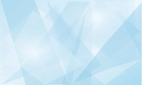 Abstract Blue Geometric Background with Overlapping Triangles Stockillustratie