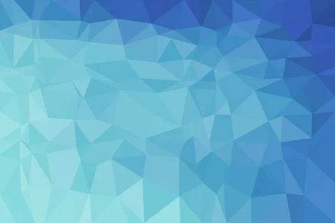 Abstract blue geometric background with polygon shapes Stock Illustration