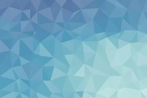 Abstract blue geometric background with polygon shapes Stock Illustration