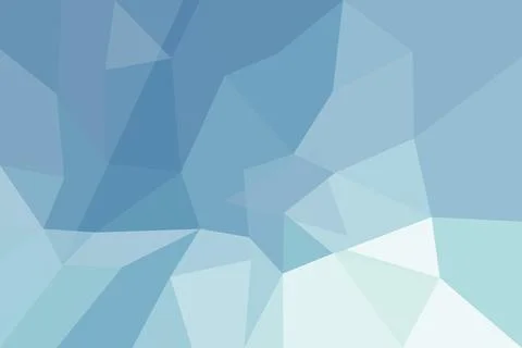 Abstract blue geometric background with polygon shapes Stock Illustration