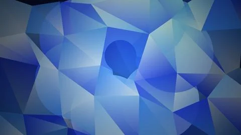 Abstract blue geometric background with polygon shapes Stock-Illustration