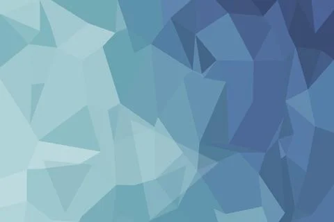 Abstract blue geometric background with polygon shapes Stock Photos