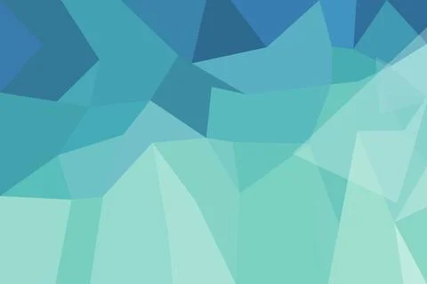 Abstract blue geometric background with polygons and shades Stock Illustration