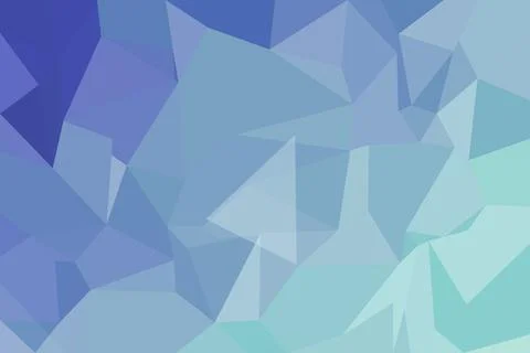 Abstract blue geometric background with sharp triangular shapes Stock Photos