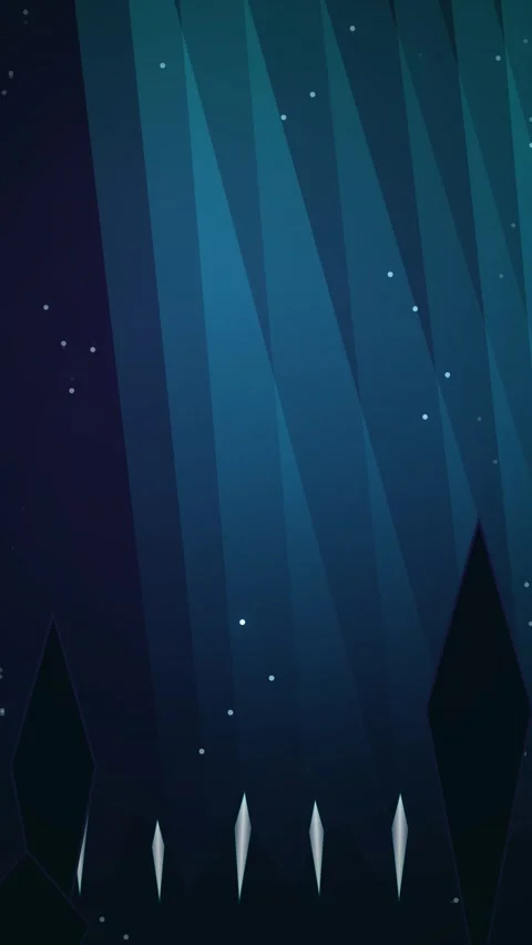 Abstract blue geometric background with subtle starry cosmic patterns Stock Footage 345497822