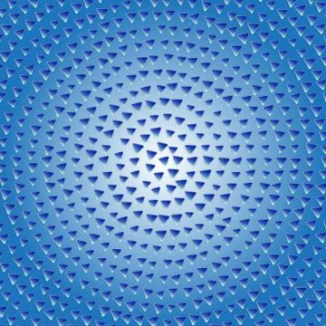 Abstract blue geometric background with triangles Stock Illustration