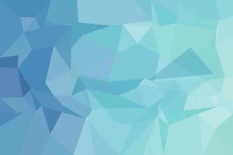 Abstract blue geometric background with triangles and polygons 库存插图