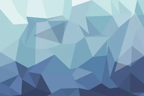 Abstract blue geometric background with triangles and shapes Stock Photos