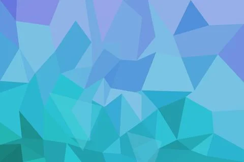Abstract blue geometric background with triangles and polygons Stock Photos