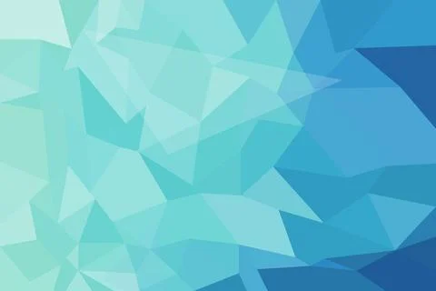 Abstract blue geometric background with triangles and polygons Stock Photos
