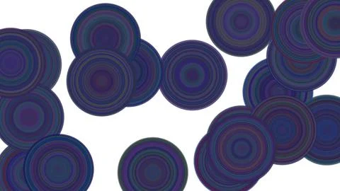 Abstract blue geometric cells with gradient texture Stock Illustration