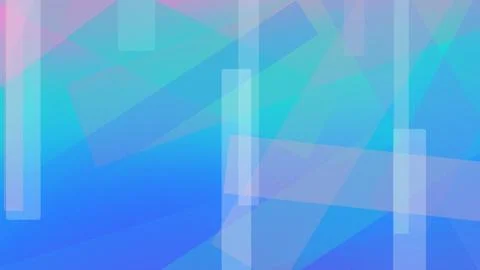 An abstract blue geometric composition with translucent shapes and soft gra.. Stock Illustration