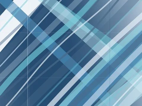 Abstract blue geometric design with diagonal stripes and a subtle grid patt.. Illustrazione stock