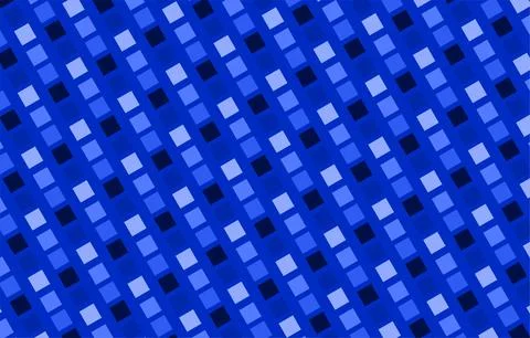 Abstract Blue Geometric Diagonal Squares Pattern Background With Repeating .. 스톡 일러스트