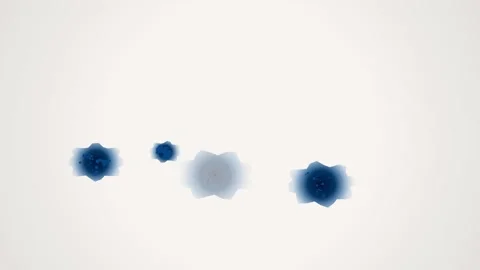 Abstract blue geometric dots pattern on soft gradient background Stock Footage 346001532