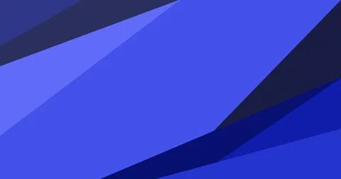 Abstract blue geometric layers backdrop for art banner concept Stock Illustration