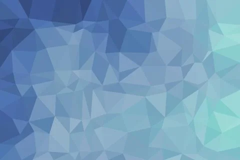 Abstract blue geometric low poly background for design Stock Illustration