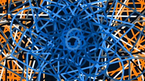 Abstract blue geometric pattern background for modern creative designs Stock Footage 342203047