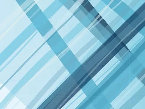 Abstract blue geometric pattern with diagonal stripes and soft gradients, c.. 스톡 일러스트