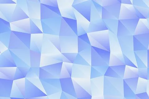 Abstract blue geometric pattern with faceted shapes Stock Illustration