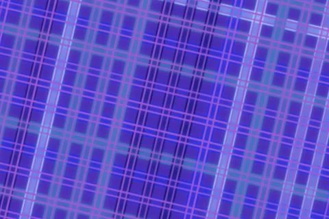 Abstract blue geometric pattern with glowing grid design Illustrazione stock