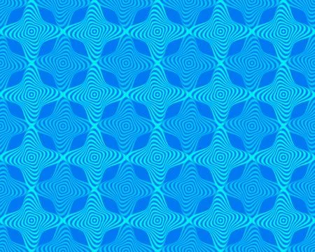 Abstract Blue Geometric Pattern Stock Illustration